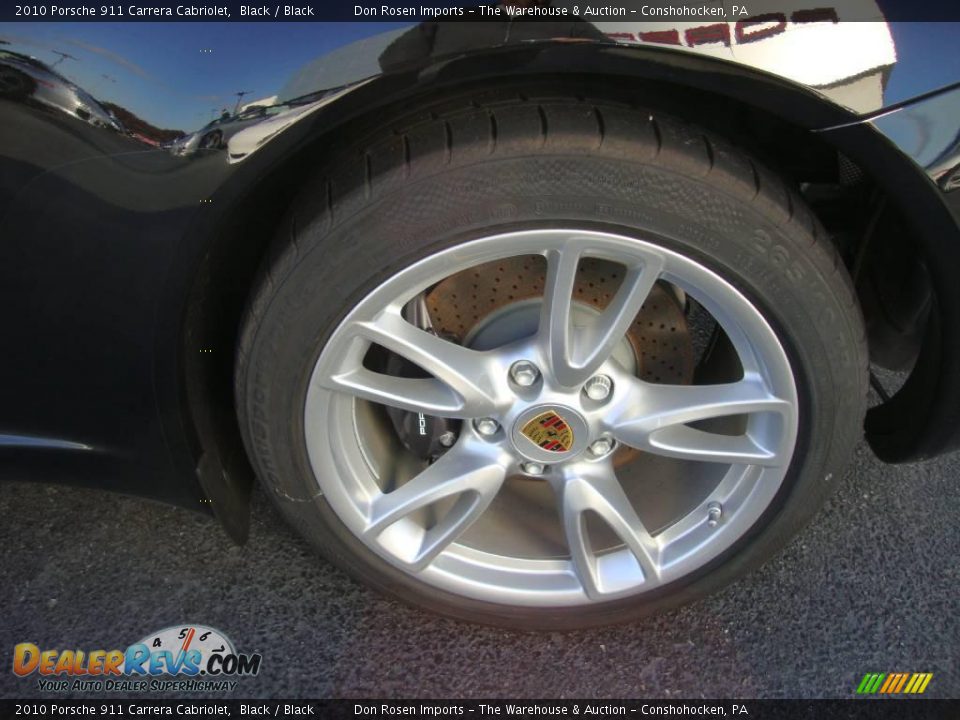 2010 Porsche 911 Carrera Cabriolet Black / Black Photo #24