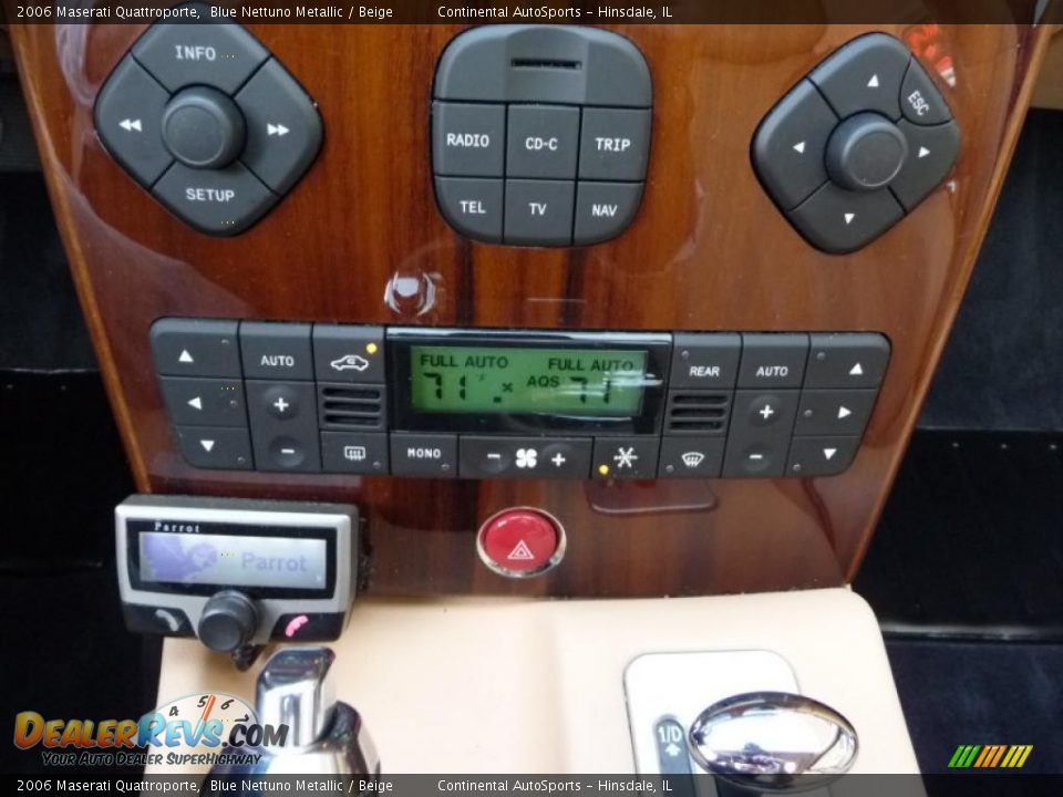 2006 Maserati Quattroporte Blue Nettuno Metallic / Beige Photo #19