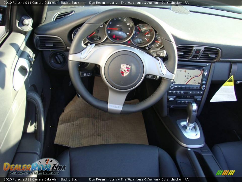 2010 Porsche 911 Carrera Cabriolet Black / Black Photo #28