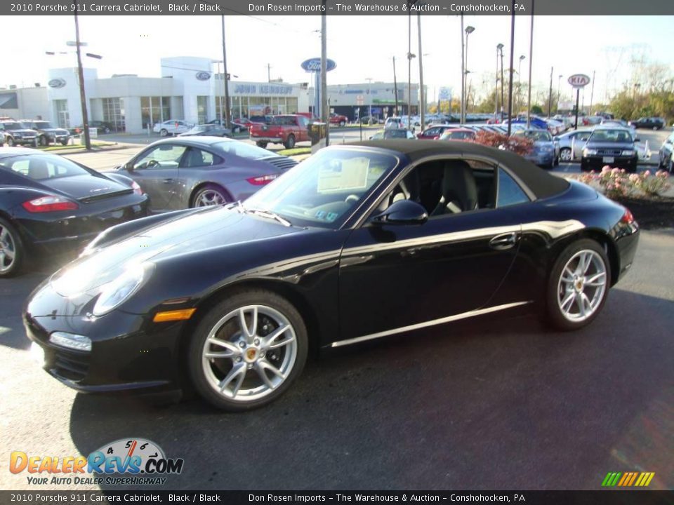 2010 Porsche 911 Carrera Cabriolet Black / Black Photo #34