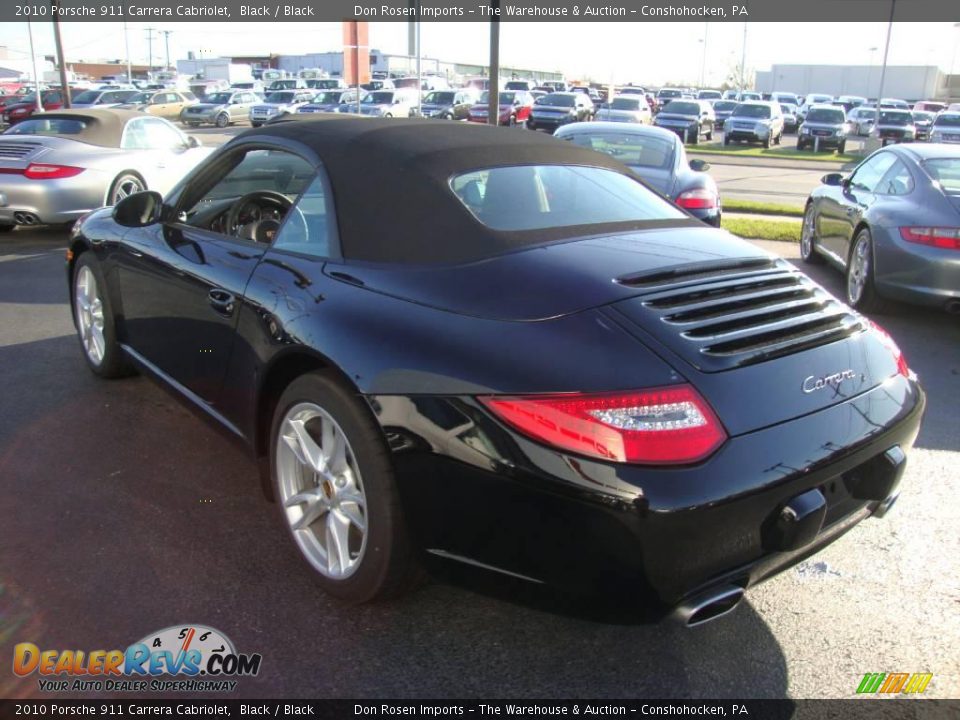 2010 Porsche 911 Carrera Cabriolet Black / Black Photo #35