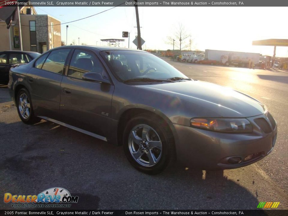 2005 Pontiac Bonneville SLE Graystone Metallic / Dark Pewter Photo #5