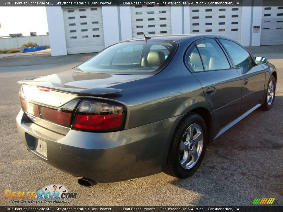 2005 Pontiac Bonneville SLE Graystone Metallic / Dark Pewter Photo #7