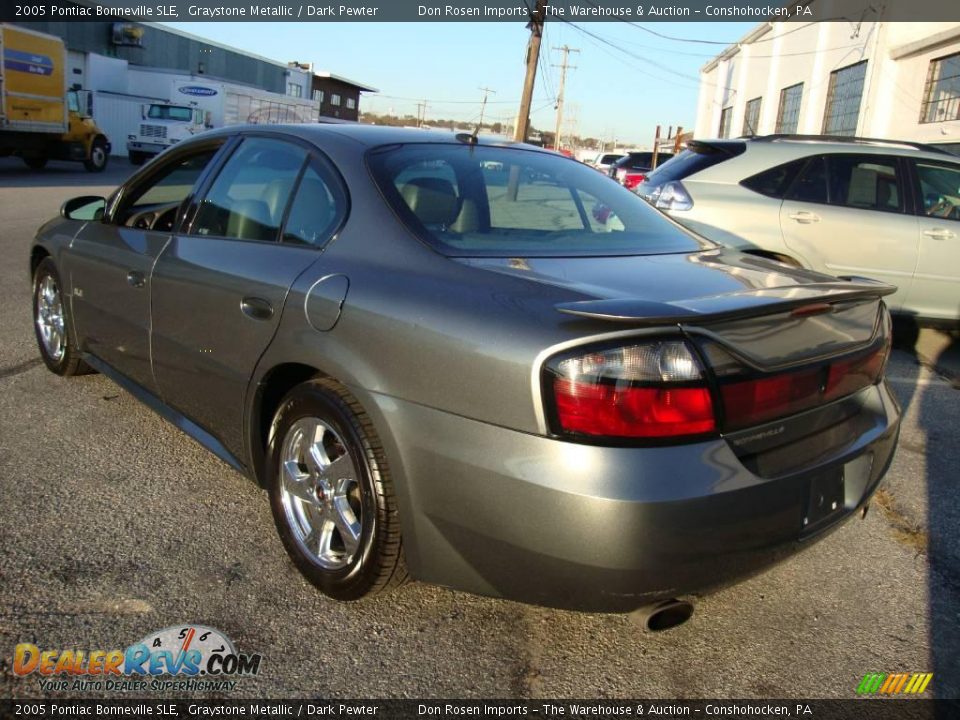 2005 Pontiac Bonneville SLE Graystone Metallic / Dark Pewter Photo #9