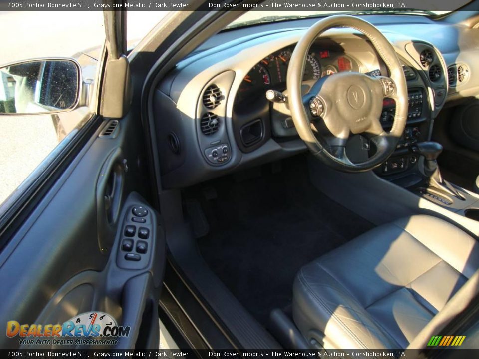 2005 Pontiac Bonneville SLE Graystone Metallic / Dark Pewter Photo #12