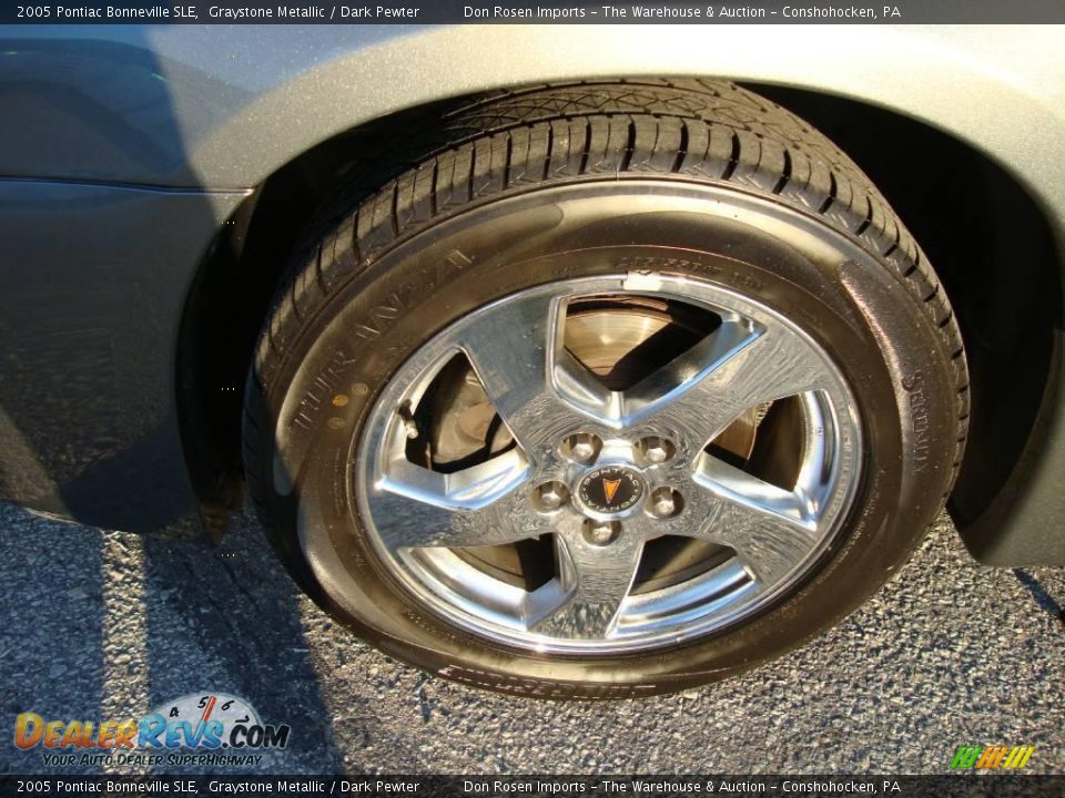 2005 Pontiac Bonneville SLE Graystone Metallic / Dark Pewter Photo #28