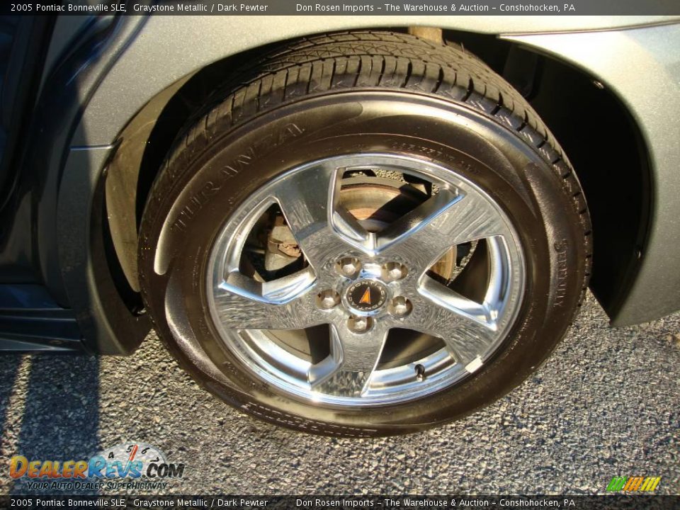 2005 Pontiac Bonneville SLE Graystone Metallic / Dark Pewter Photo #29