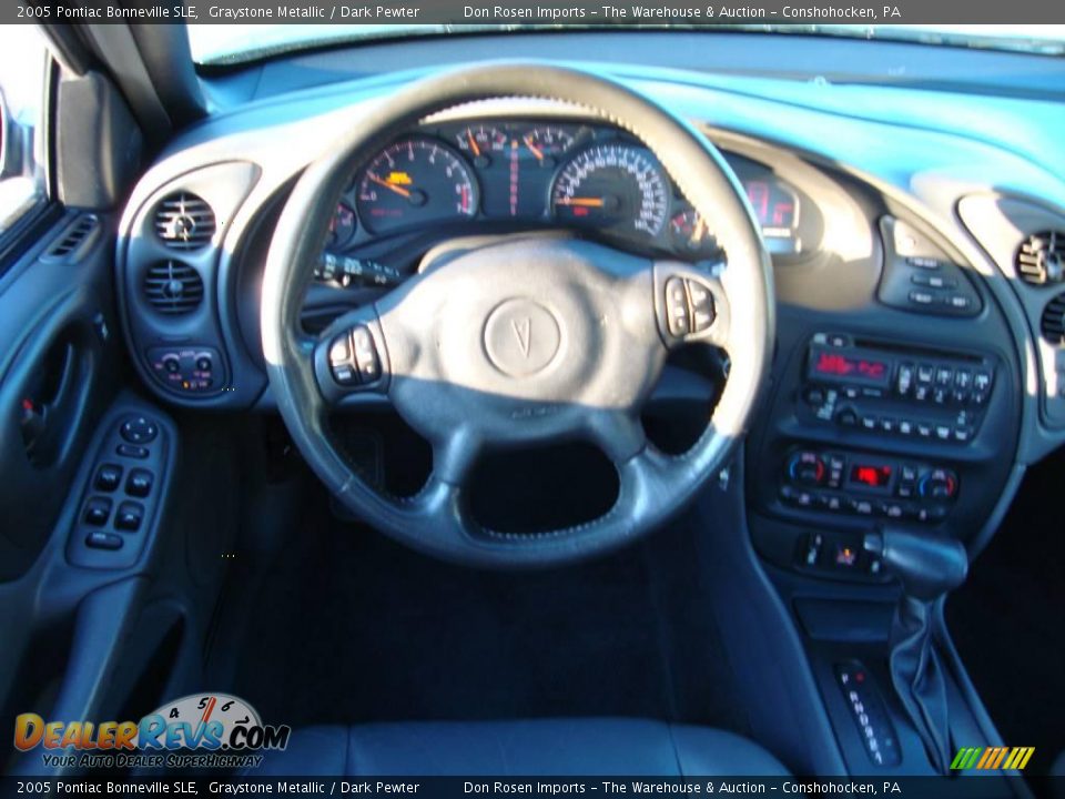 2005 Pontiac Bonneville SLE Graystone Metallic / Dark Pewter Photo #36