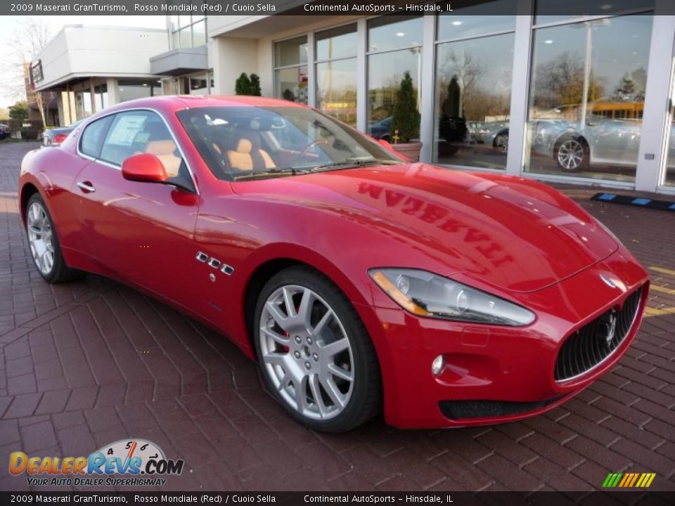 2009 Maserati GranTurismo Rosso Mondiale (Red) / Cuoio Sella Photo #3