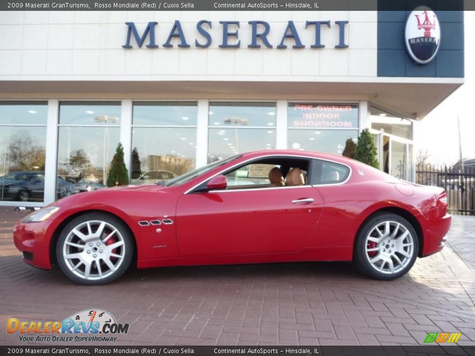 2009 Maserati GranTurismo Rosso Mondiale (Red) / Cuoio Sella Photo #7