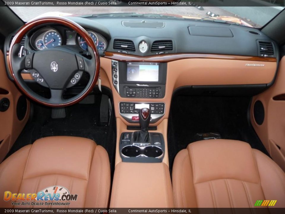 2009 Maserati GranTurismo Rosso Mondiale (Red) / Cuoio Sella Photo #15