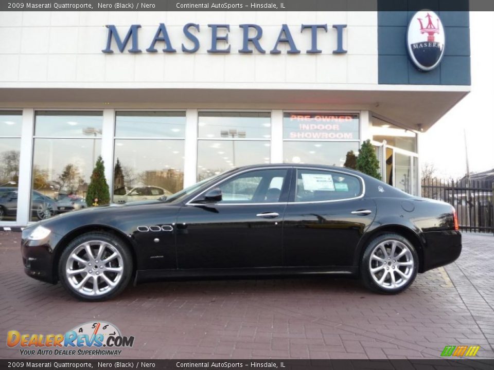 2009 Maserati Quattroporte Nero (Black) / Nero Photo #7