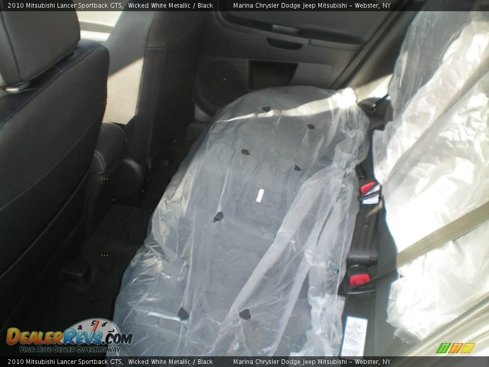2010 Mitsubishi Lancer Sportback GTS Wicked White Metallic / Black Photo #18