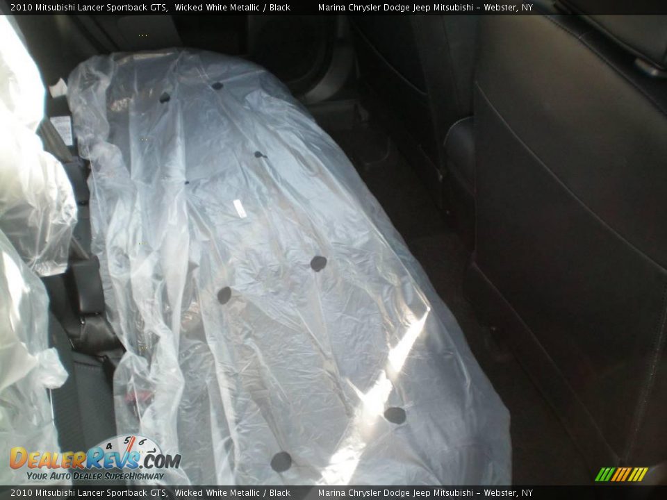 2010 Mitsubishi Lancer Sportback GTS Wicked White Metallic / Black Photo #22