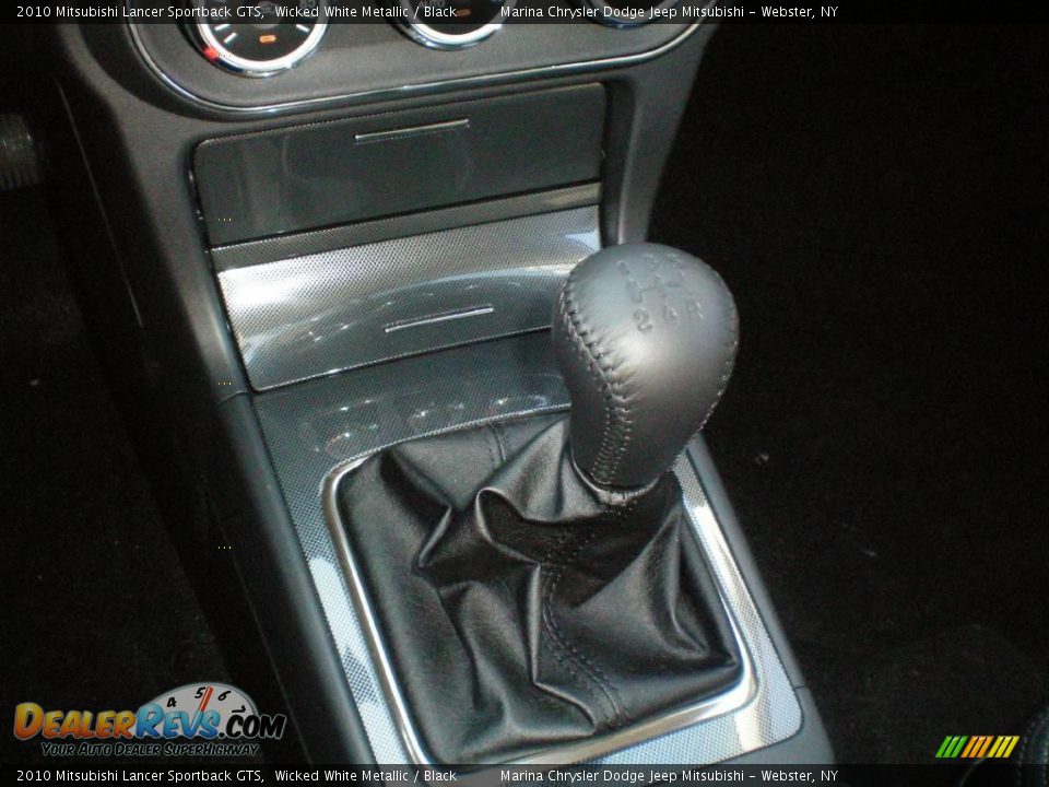 2010 Mitsubishi Lancer Sportback GTS Wicked White Metallic / Black Photo #28