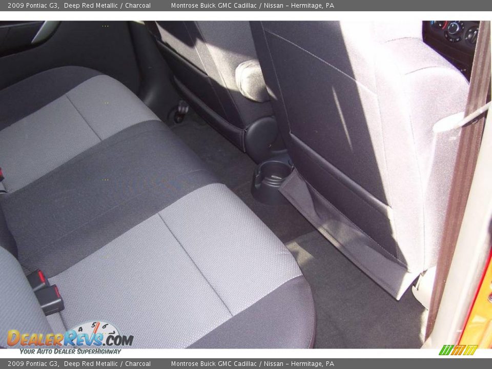 2009 Pontiac G3 Deep Red Metallic / Charcoal Photo #9