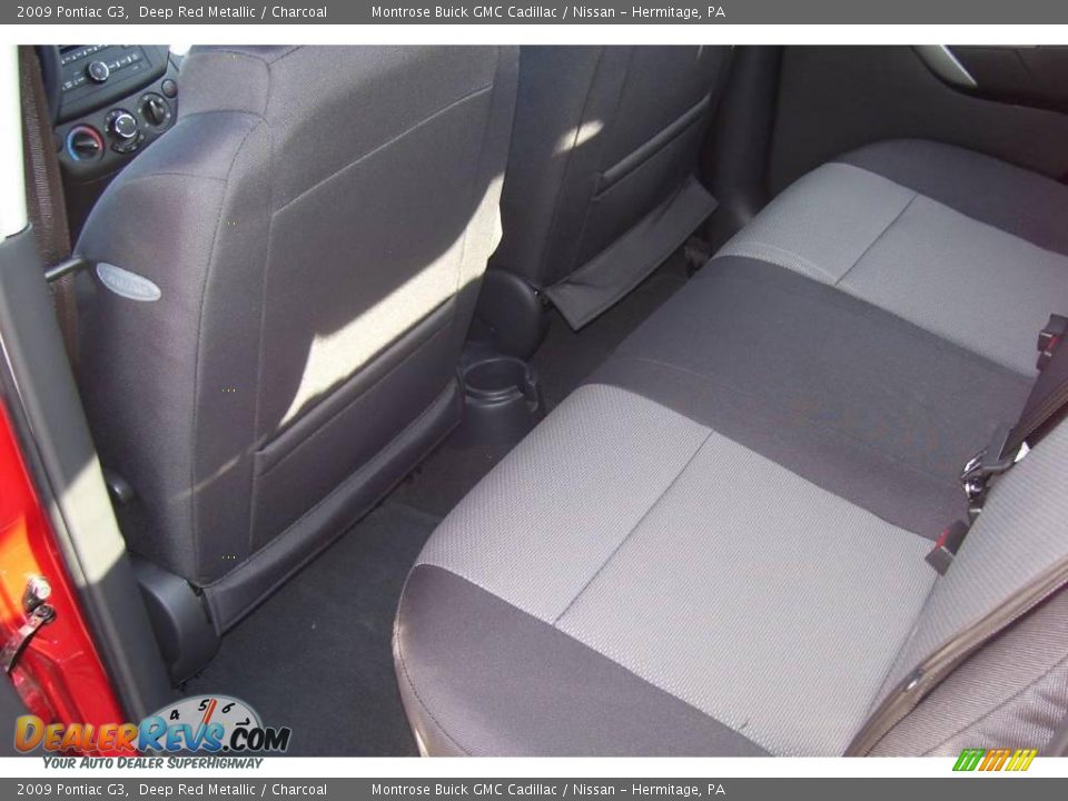 2009 Pontiac G3 Deep Red Metallic / Charcoal Photo #10