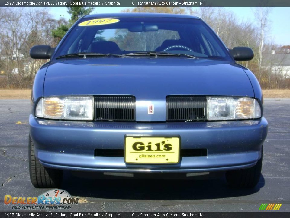 1997 Oldsmobile Achieva SL Sedan Opal Blue Metallic / Graphite Photo #2