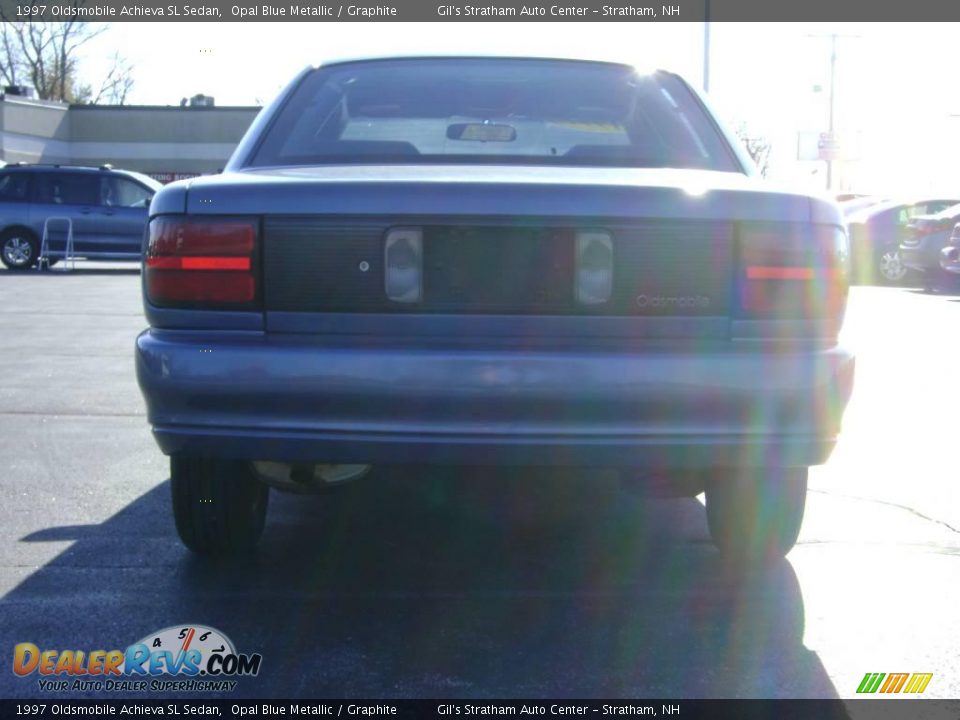 1997 Oldsmobile Achieva SL Sedan Opal Blue Metallic / Graphite Photo #6