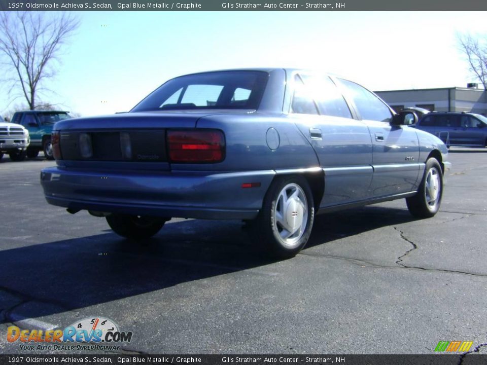 1997 Oldsmobile Achieva SL Sedan Opal Blue Metallic / Graphite Photo #7