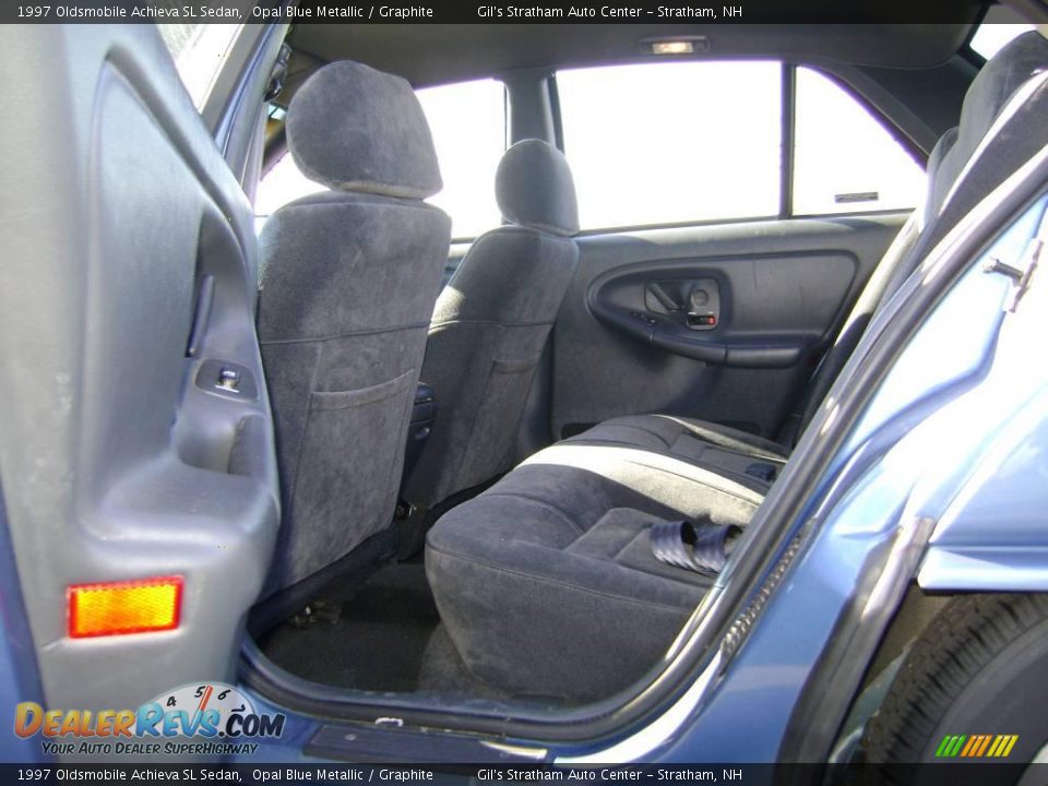 1997 Oldsmobile Achieva SL Sedan Opal Blue Metallic / Graphite Photo #12