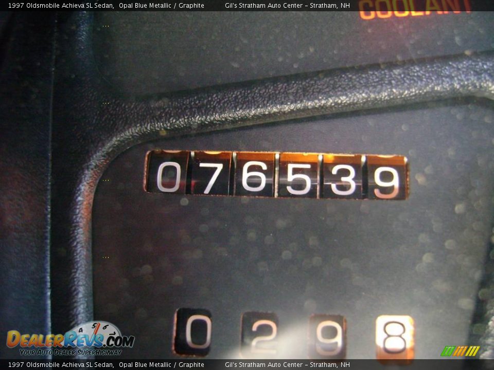 1997 Oldsmobile Achieva SL Sedan Opal Blue Metallic / Graphite Photo #14
