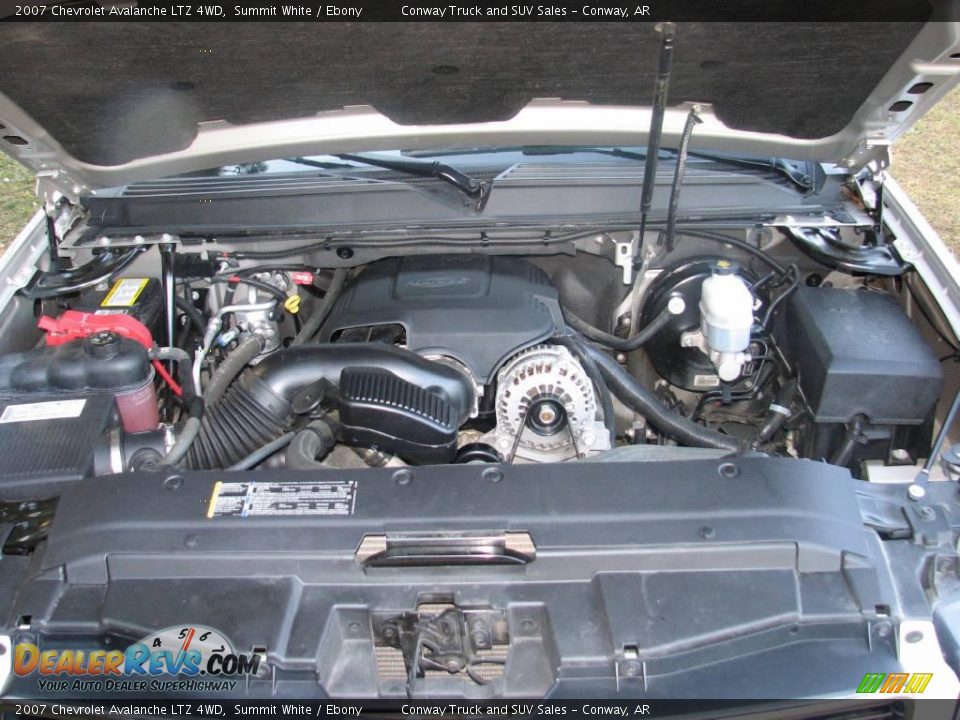 2007 Chevrolet Avalanche LTZ 4WD Summit White / Ebony Photo #23