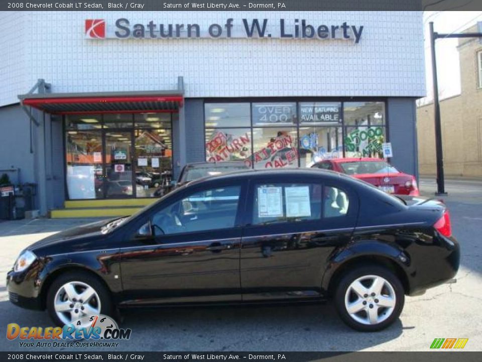 2008 Chevrolet Cobalt LT Sedan Black / Gray Photo #1