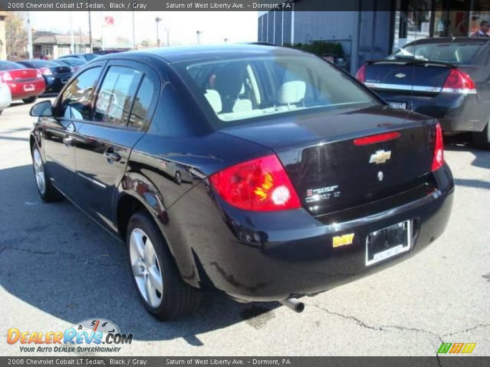 2008 Chevrolet Cobalt LT Sedan Black / Gray Photo #2