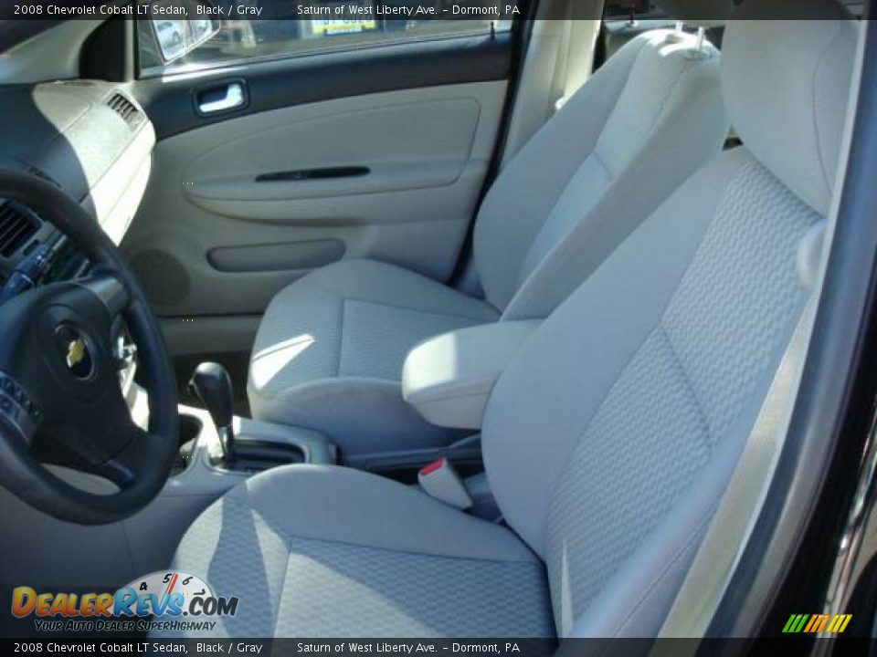 2008 Chevrolet Cobalt LT Sedan Black / Gray Photo #8