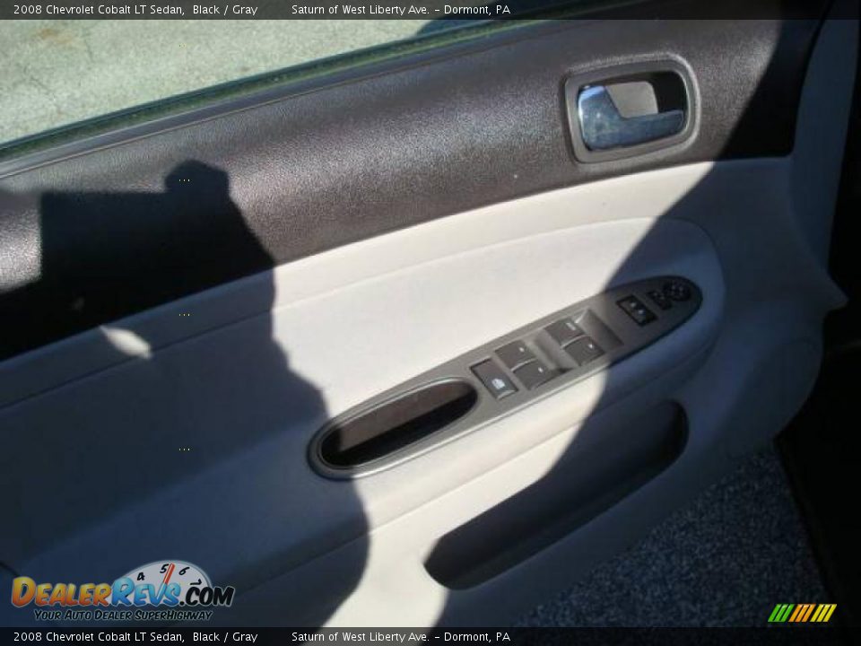 2008 Chevrolet Cobalt LT Sedan Black / Gray Photo #11