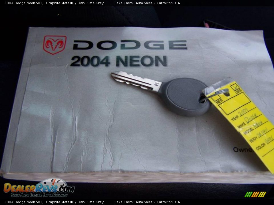 2004 Dodge Neon SXT Graphite Metallic / Dark Slate Gray Photo #36