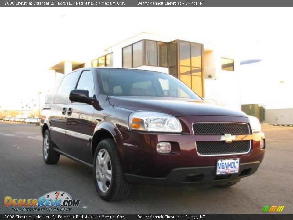 2008 Chevrolet Uplander LS Bordeaux Red Metallic / Medium Gray Photo #3