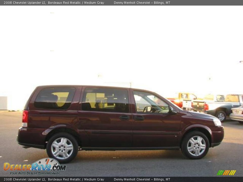 2008 Chevrolet Uplander LS Bordeaux Red Metallic / Medium Gray Photo #4