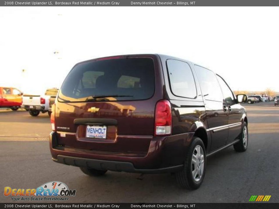 2008 Chevrolet Uplander LS Bordeaux Red Metallic / Medium Gray Photo #5