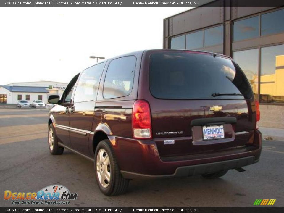 2008 Chevrolet Uplander LS Bordeaux Red Metallic / Medium Gray Photo #6