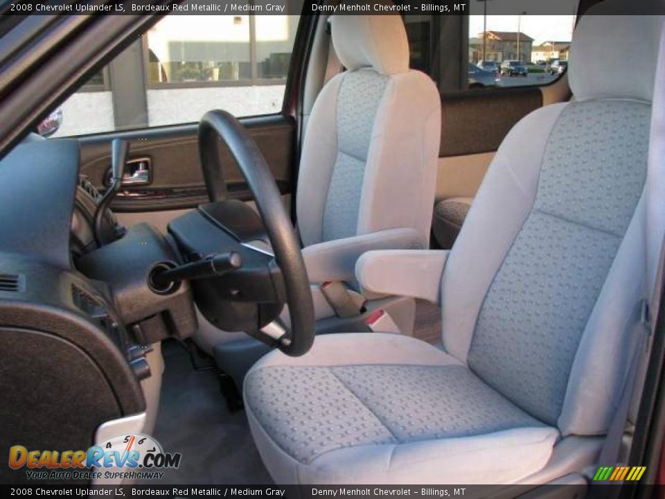 2008 Chevrolet Uplander LS Bordeaux Red Metallic / Medium Gray Photo #10