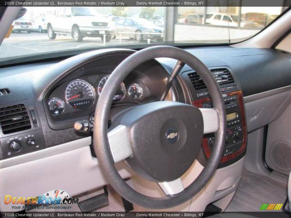 2008 Chevrolet Uplander LS Bordeaux Red Metallic / Medium Gray Photo #11
