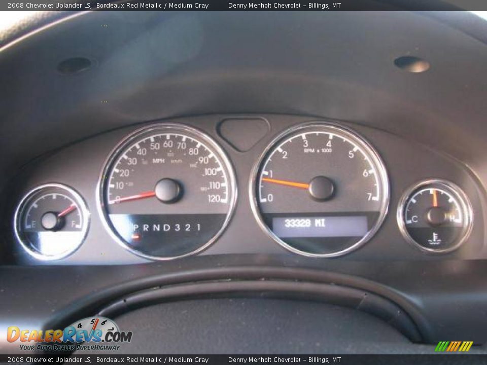 2008 Chevrolet Uplander LS Bordeaux Red Metallic / Medium Gray Photo #13