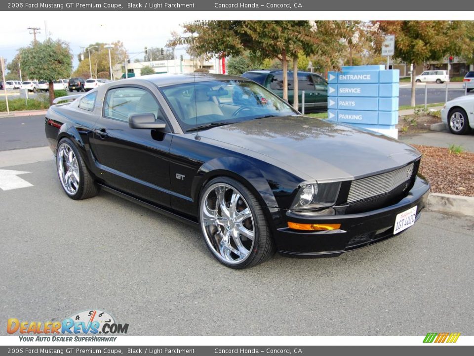 2006 Ford Mustang GT Premium Coupe Black / Light Parchment Photo #1