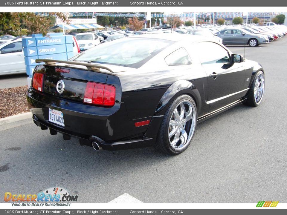 2006 Ford Mustang GT Premium Coupe Black / Light Parchment Photo #3