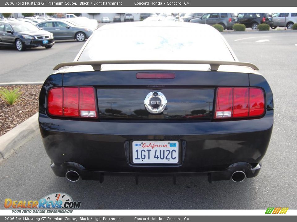 2006 Ford Mustang GT Premium Coupe Black / Light Parchment Photo #4
