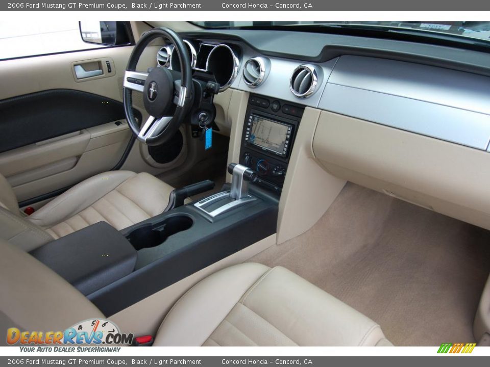 2006 Ford Mustang GT Premium Coupe Black / Light Parchment Photo #22