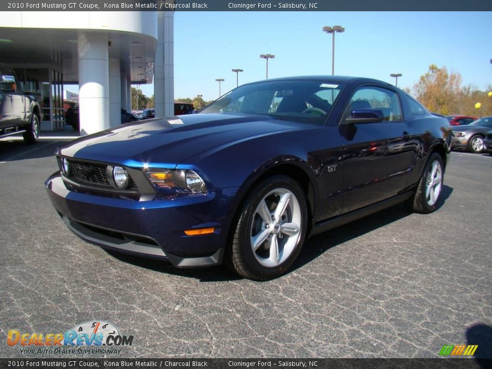2010 Ford Mustang GT Coupe Kona Blue Metallic / Charcoal Black Photo #6