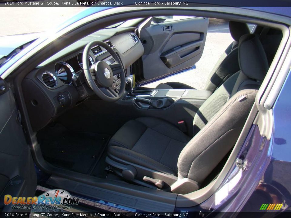 2010 Ford Mustang GT Coupe Kona Blue Metallic / Charcoal Black Photo #8