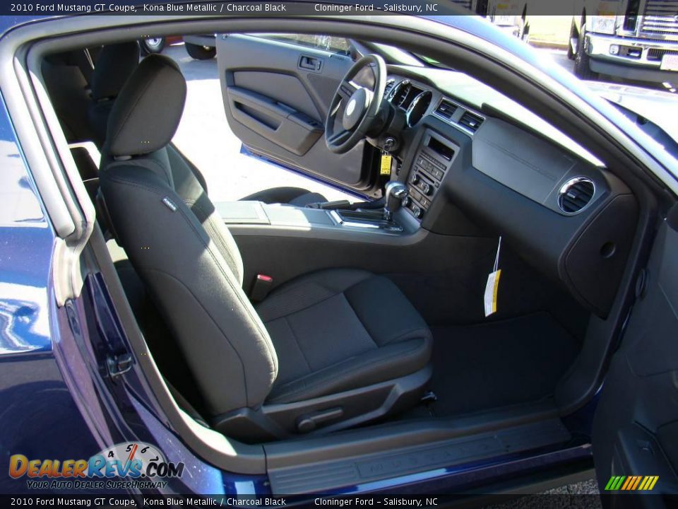 2010 Ford Mustang GT Coupe Kona Blue Metallic / Charcoal Black Photo #9