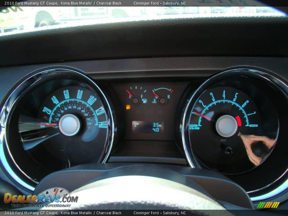 2010 Ford Mustang GT Coupe Kona Blue Metallic / Charcoal Black Photo #15