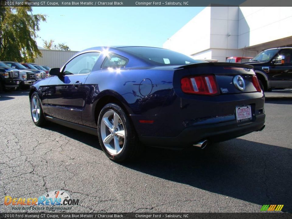 2010 Ford Mustang GT Coupe Kona Blue Metallic / Charcoal Black Photo #21