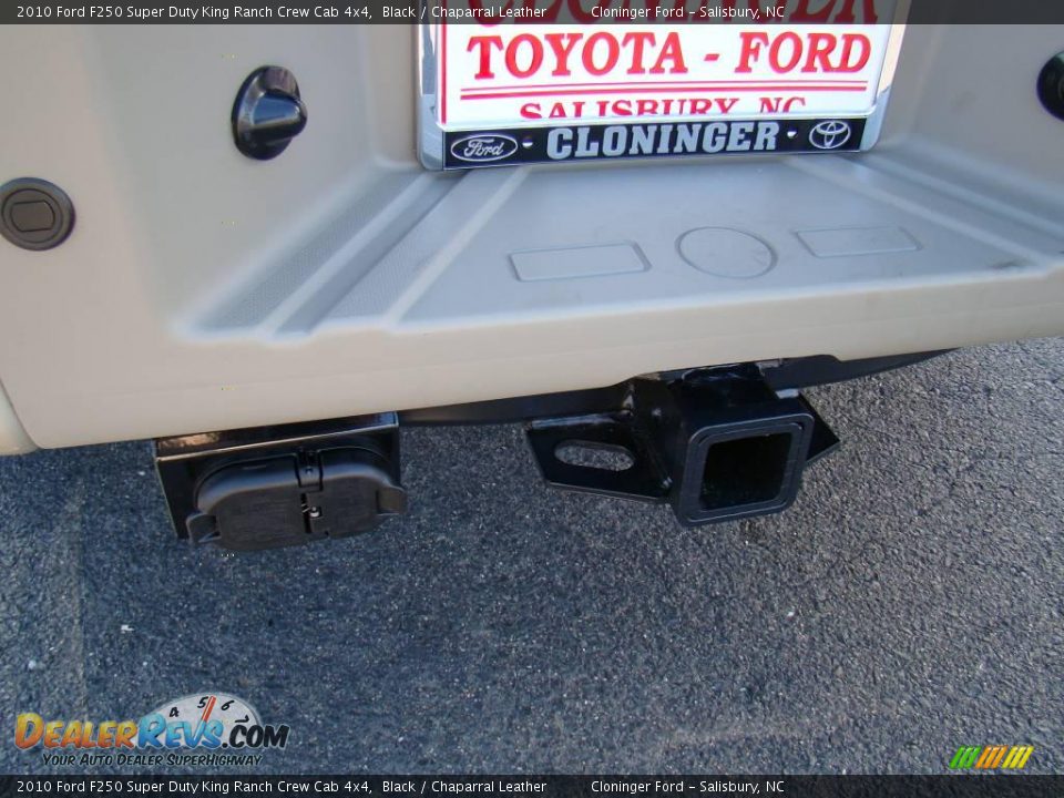 2010 Ford F250 Super Duty King Ranch Crew Cab 4x4 Black / Chaparral Leather Photo #17