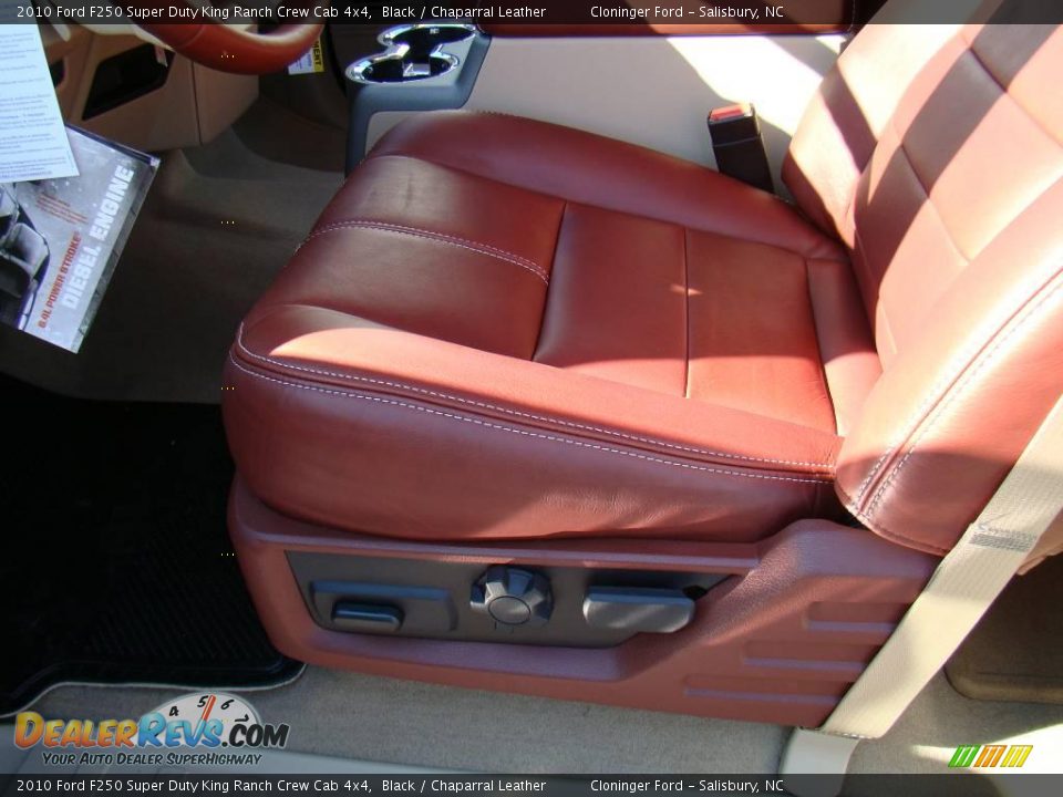 2010 Ford F250 Super Duty King Ranch Crew Cab 4x4 Black / Chaparral Leather Photo #20